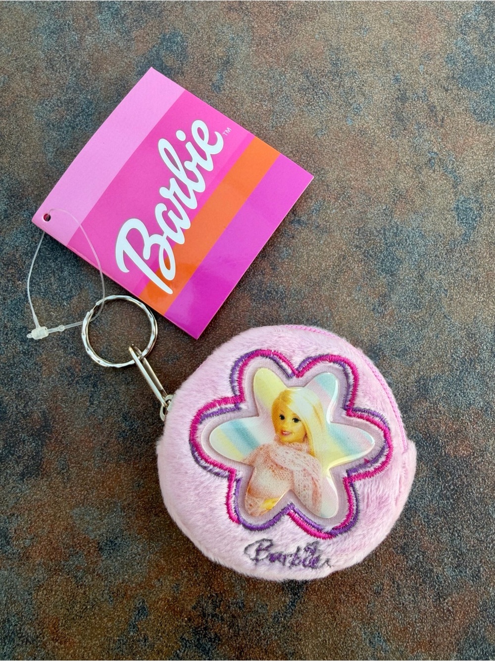 Deadstock Vintage Barbie Coin Holder Keychain